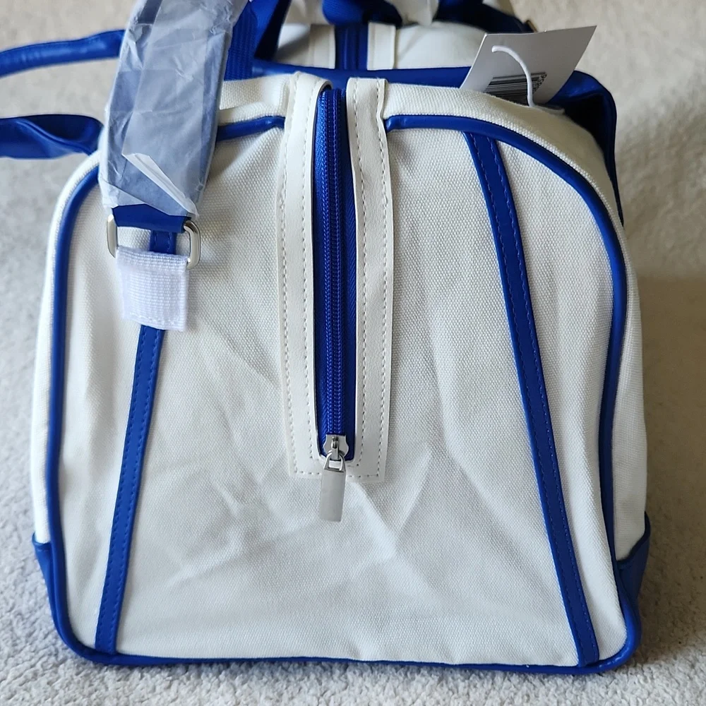 NWT Dolce & Gabbana Light Blue and White Duffel Bag - Picture 5 of 11